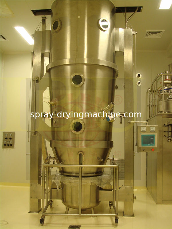 Top Spray Granulation Fluidized Bed Dryer Granulator Machine Sealed Circulating