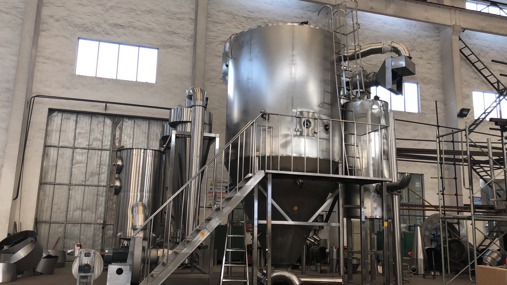 SUS304 milk powder Centrifugal Atomizer Spray Dryer with steam heating