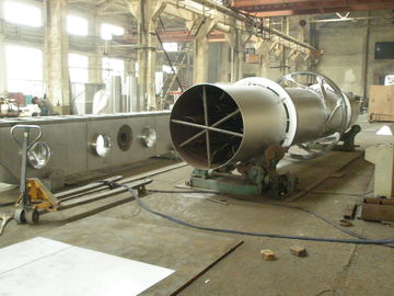 Abb / Siemens Motor Hot Air Industrial Dryer Machine , Rotary Barrel Drying Line