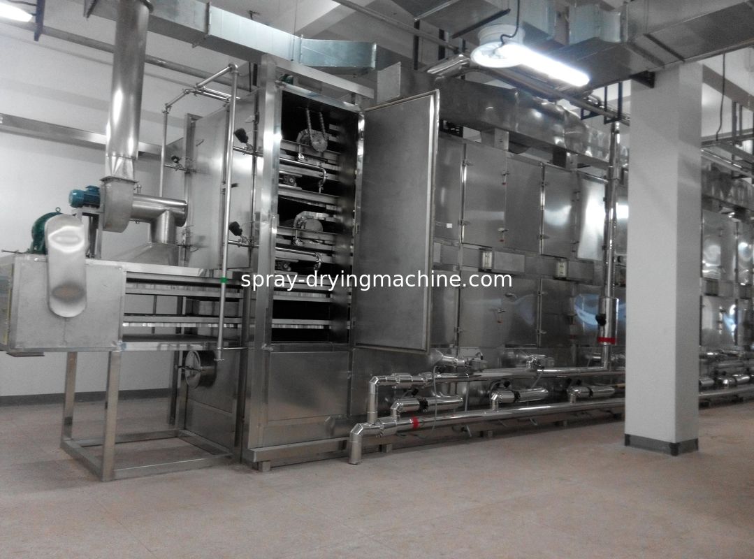 garlic mesh belt dryer in SUS304 ,heating source is steam ,electricicty ,gas furance ,overheat steam
