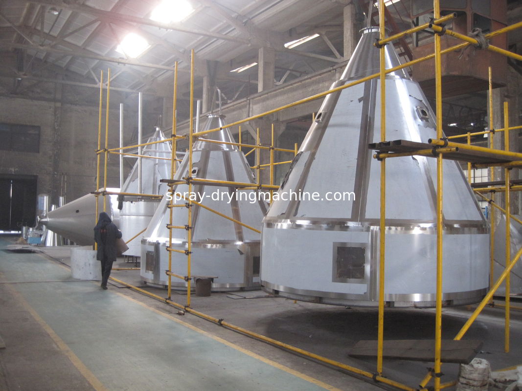 Two Grade Cyclone Horizontal Air Stream Spray Dryer , Rotary Atomizer Spray Dryer