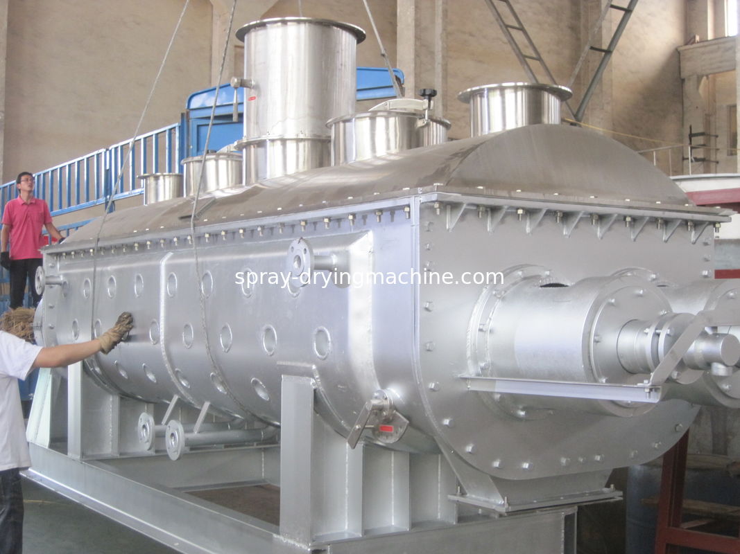 Hollow Blade Vacuum Drying Machine For Chemical Industry SS304 SS316 CS