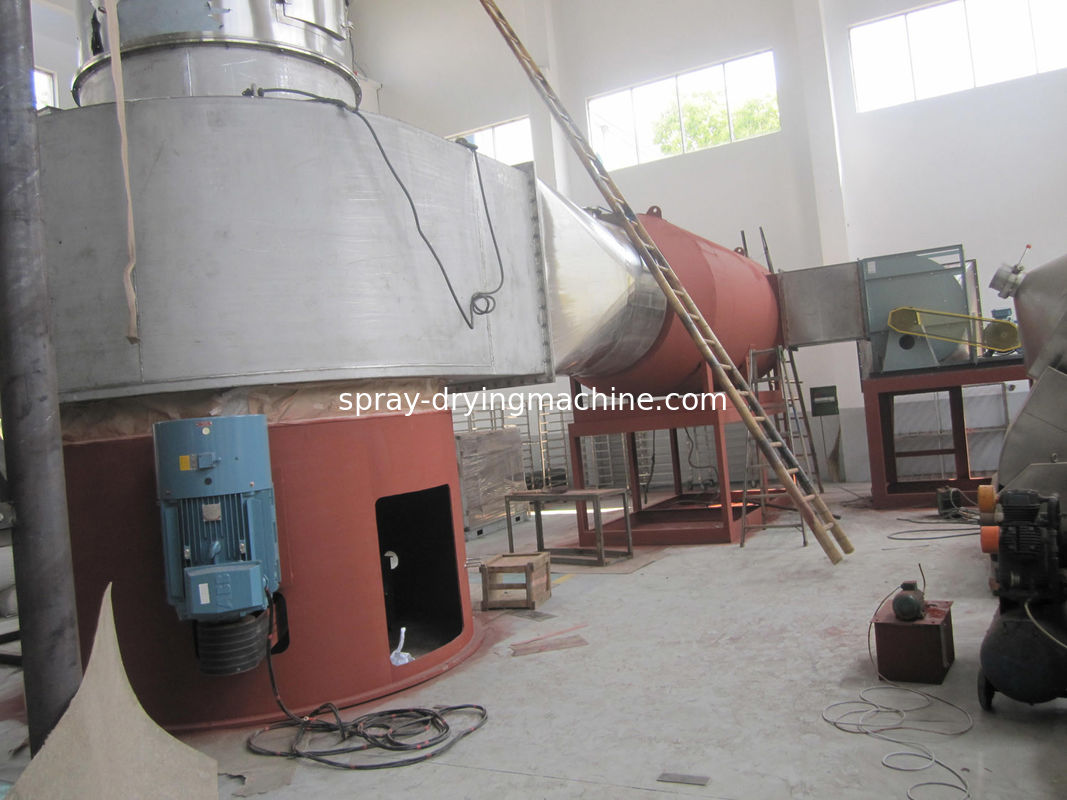 SUS304 Spin Flash Drying Machine For Drying Ferric Oxide , Capacity 1~10ton Per Hour ,Heating Source Gas Furnace
