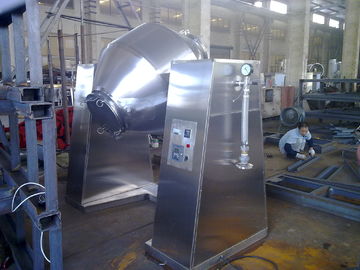 Double Cone Rotary Agitated Vacuum Dryer Machine For Food / Inorganic Salt