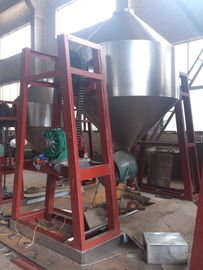 Double Cone Rotary Agitated Vacuum Dryer Machine For Food / Inorganic Salt