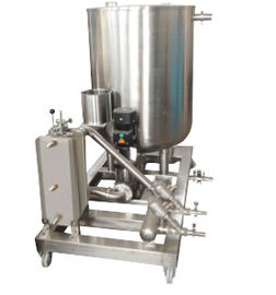 Pharma Fluid Bed Granulator Mobile Cip Unit , Stainless Steel Sanitary Cip Station